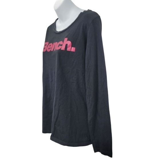 2/$20 Bench Black & Pink Classic Logo Top Tee Long Sleeve Size: XL - Picture 3 of 8